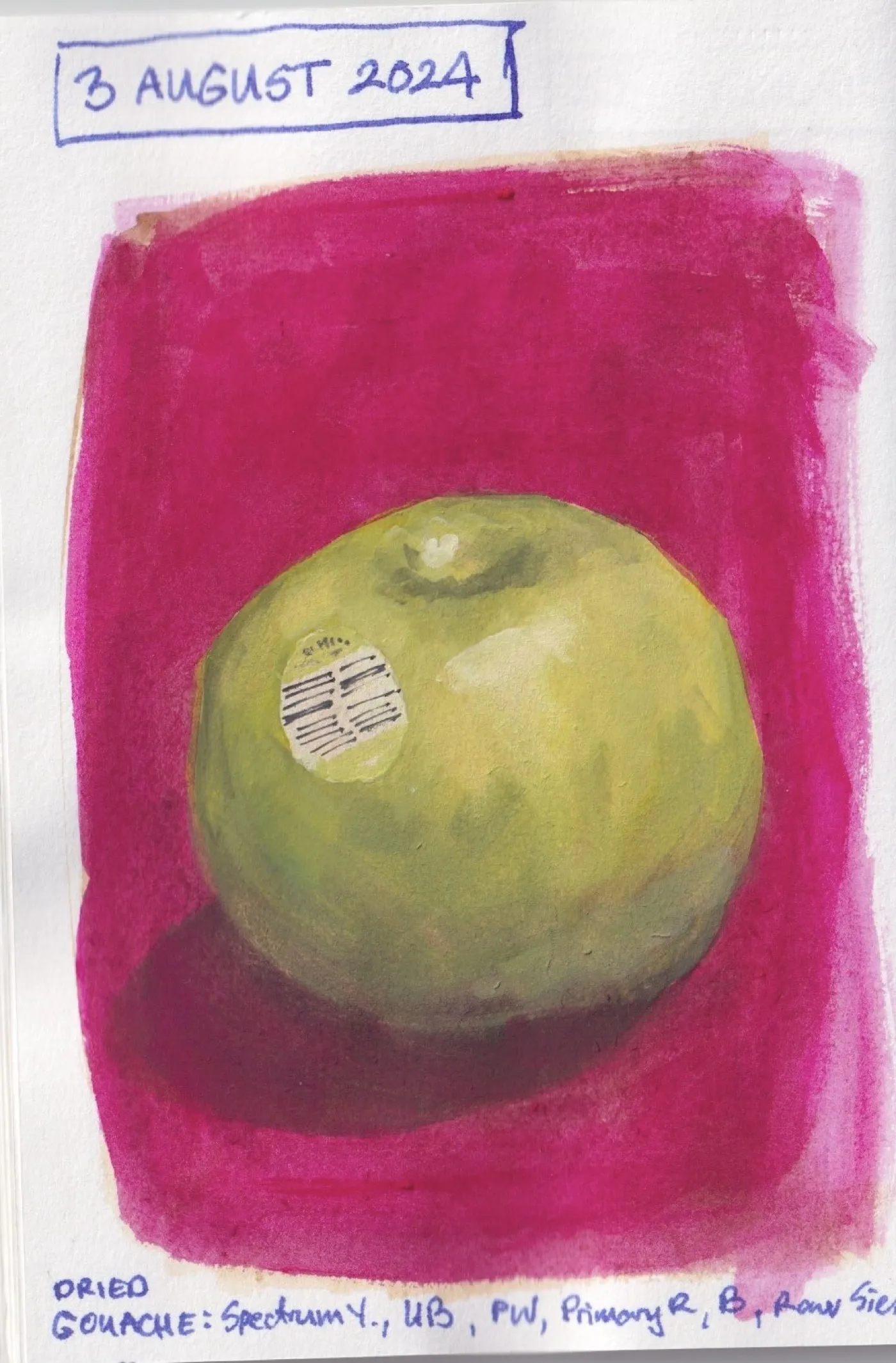 Mixed media sketches