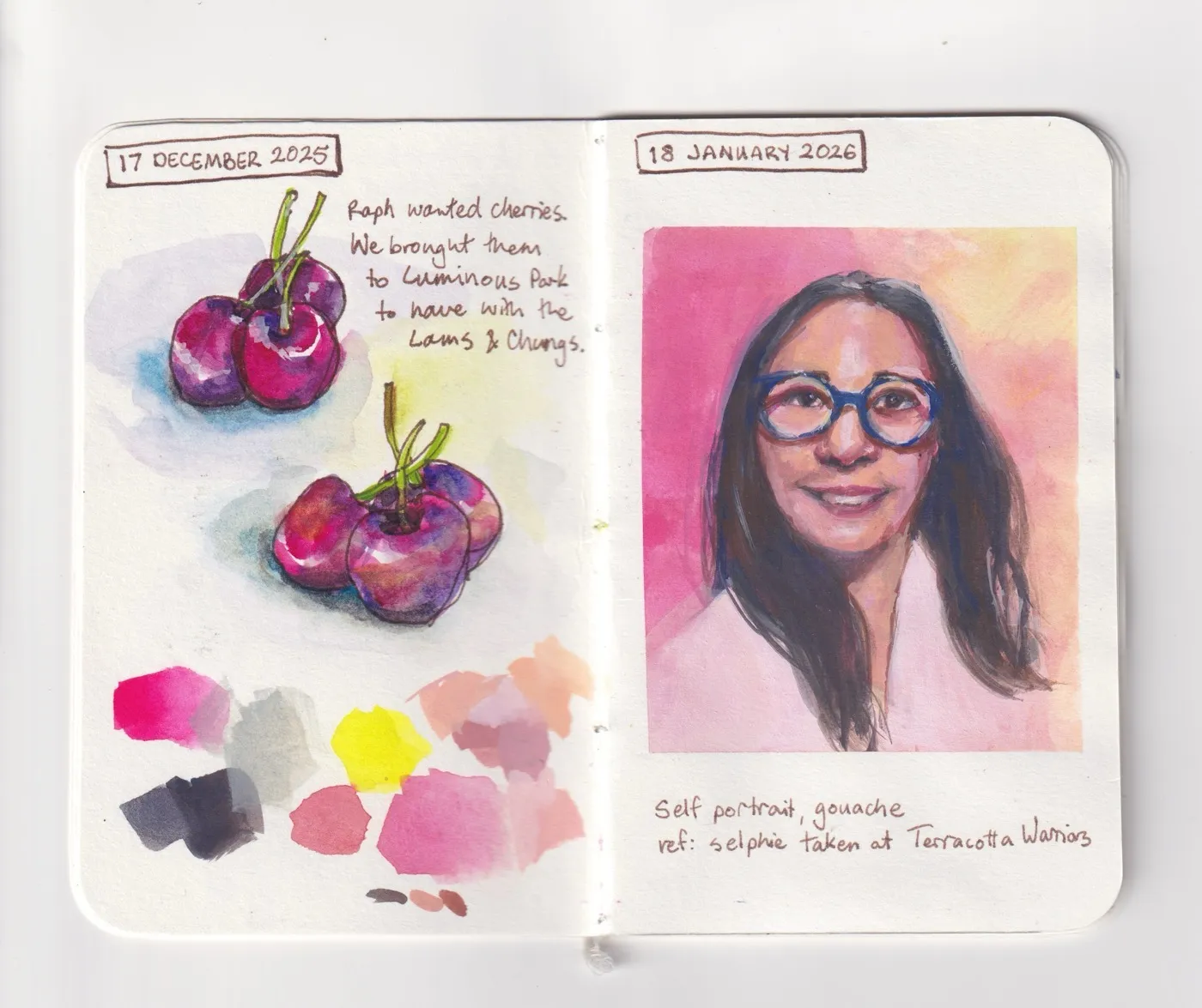 Sketchbook pages