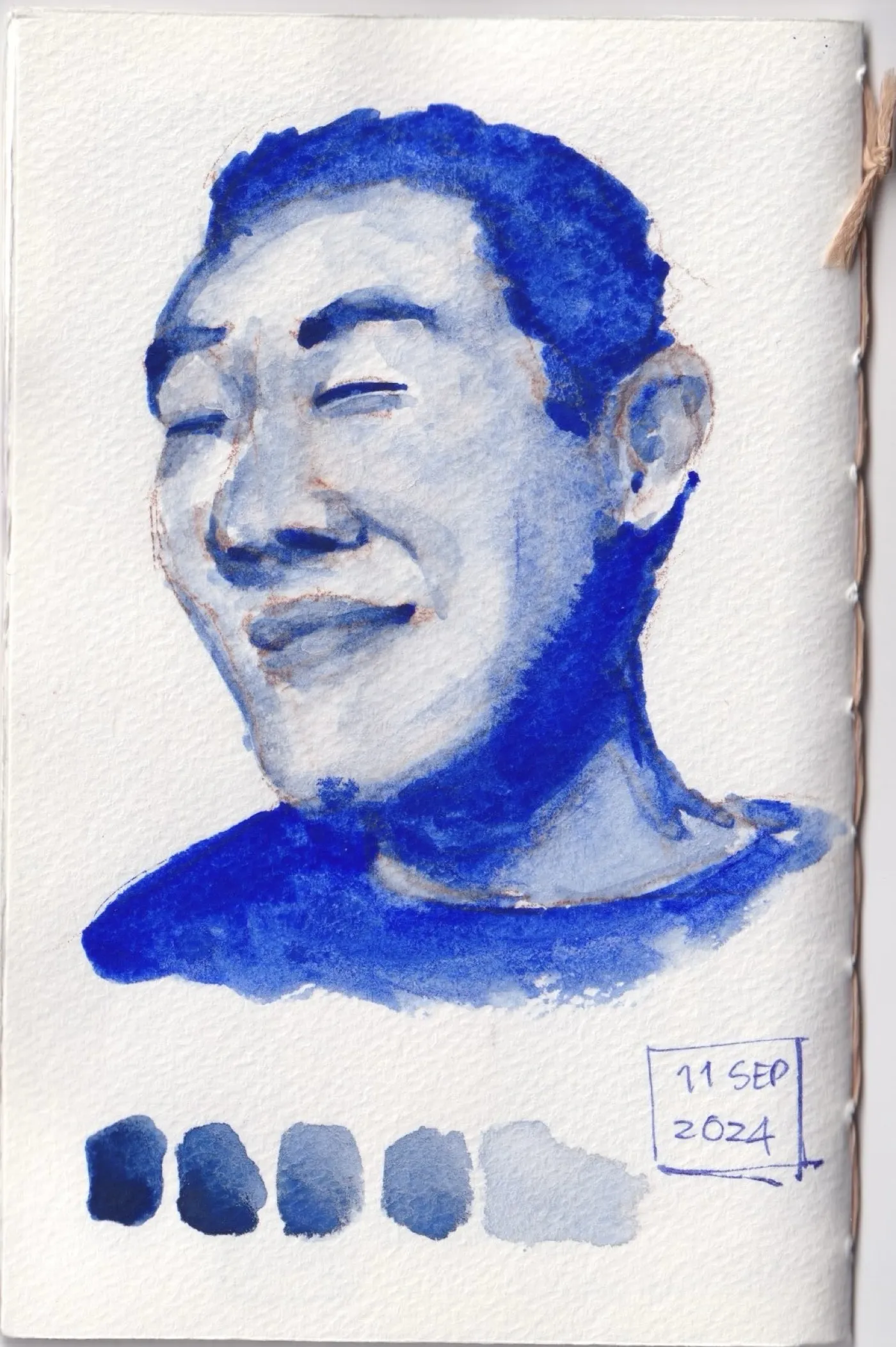 Watercolour portraits
