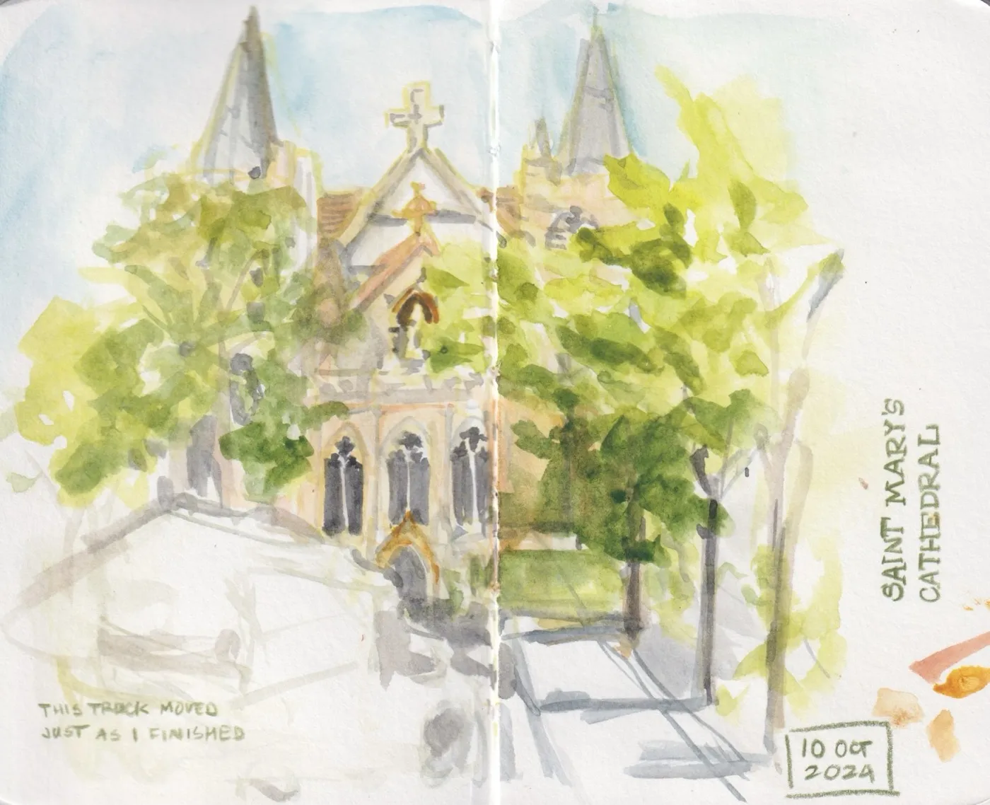Watercolour sketch