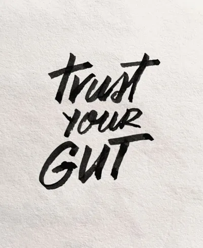 brush lettering: trust your gut