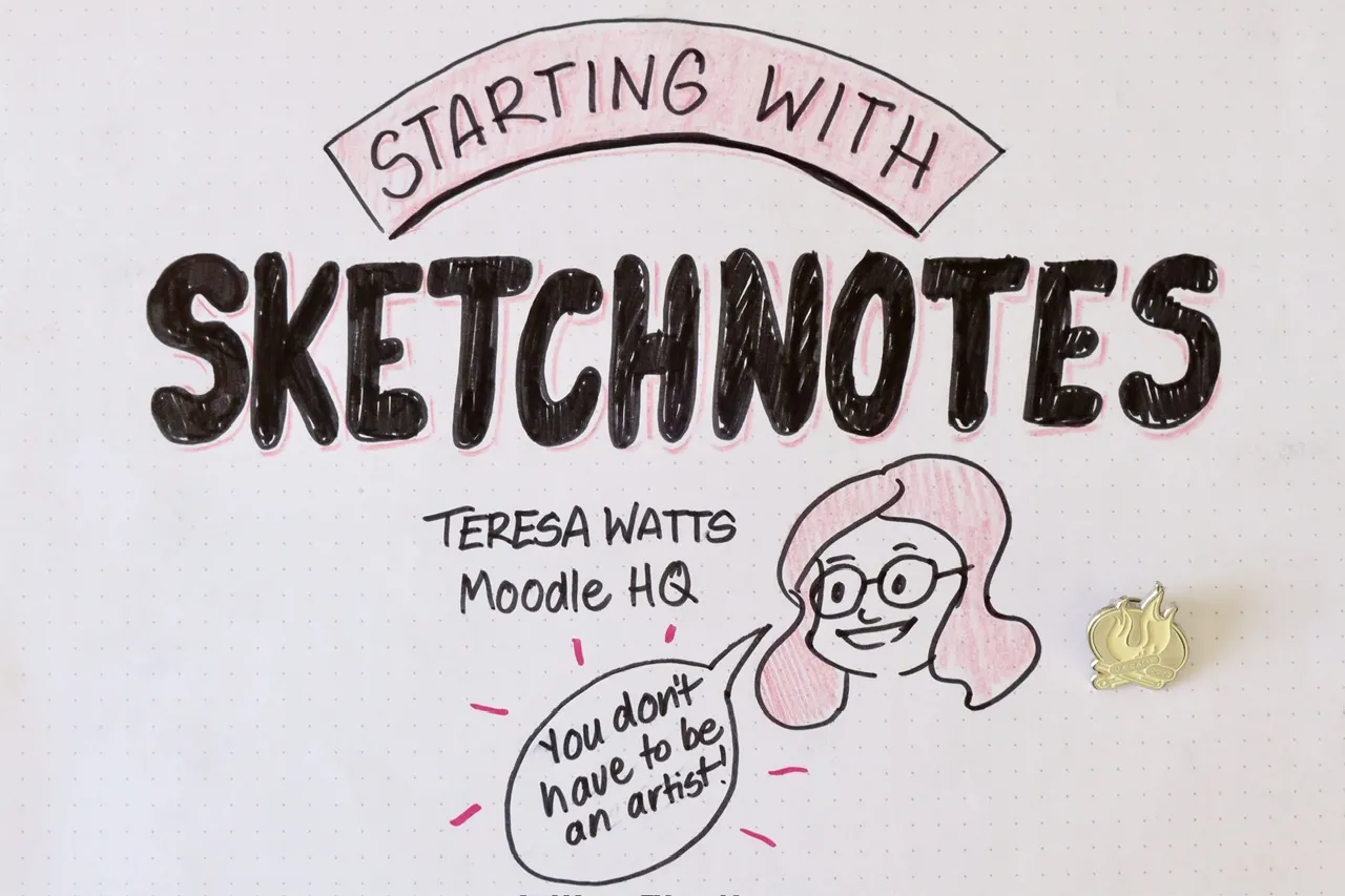 Starting with Sketchnotes, a talk by Teresa Watts