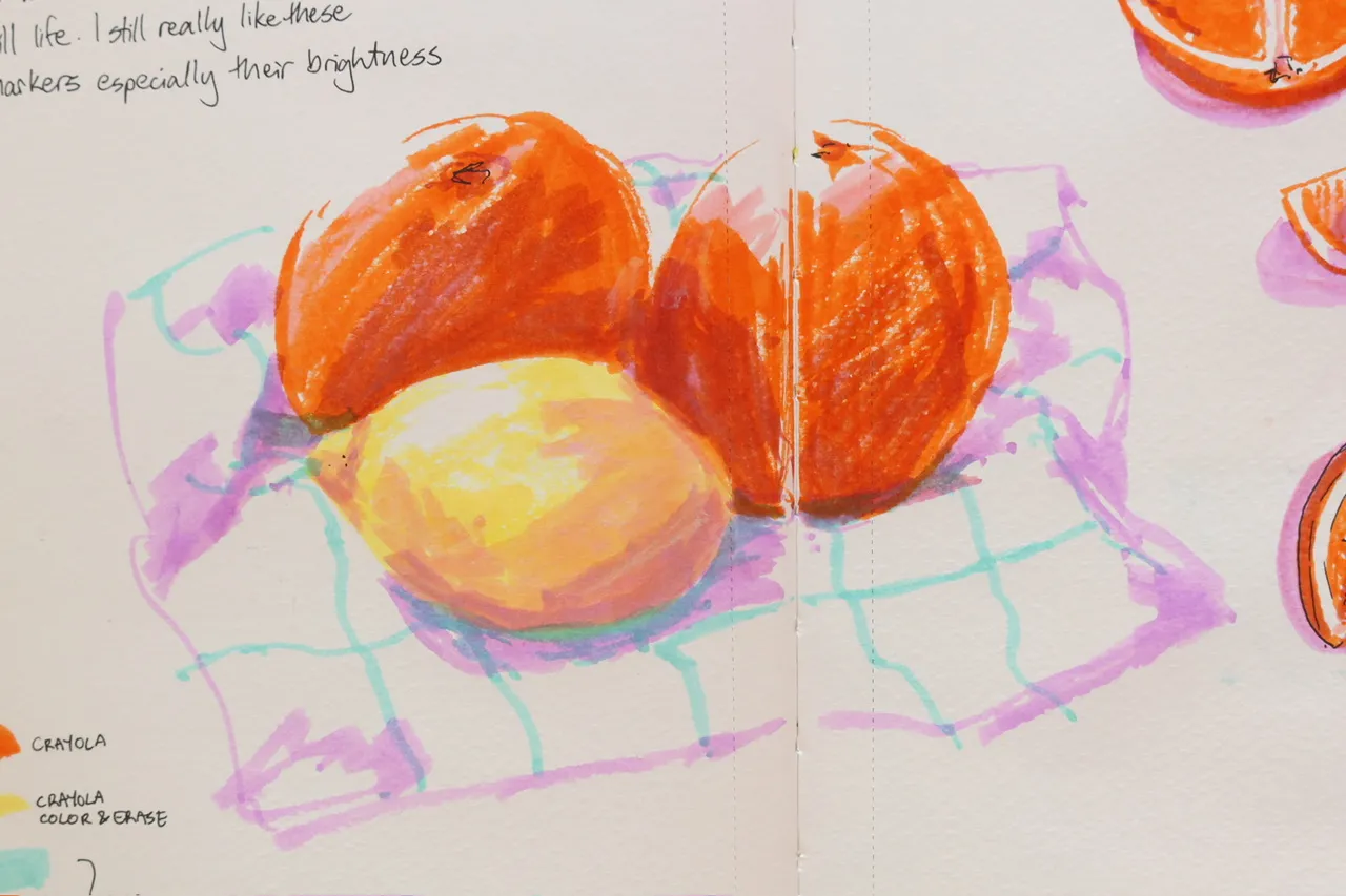market sketch of fruits