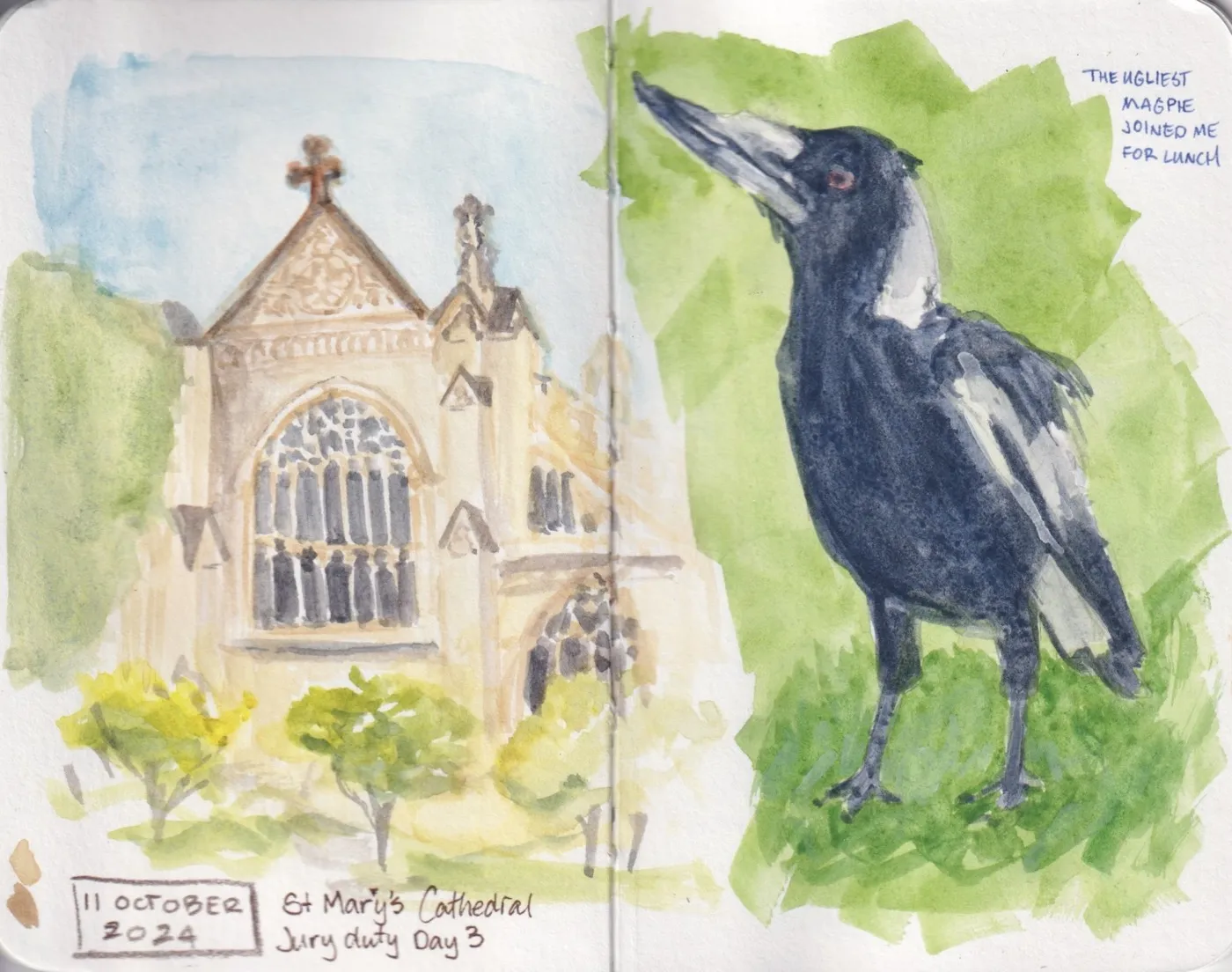 Watercolour sketch