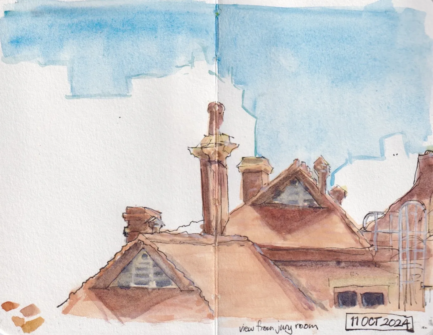 Watercolour sketch