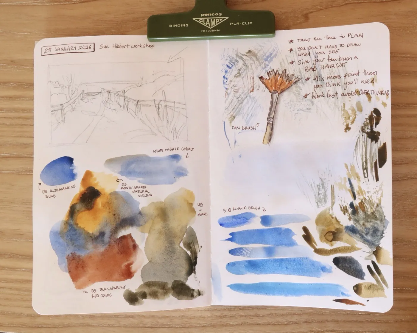 Watercolour sketches
