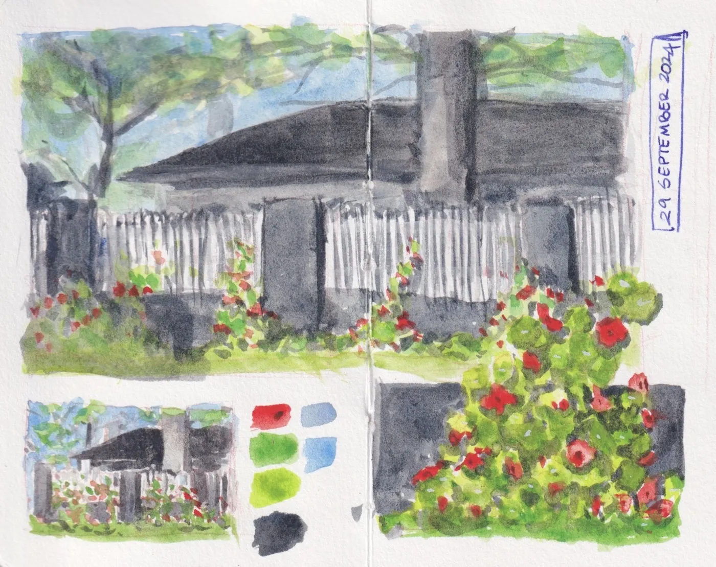 Watercolour sketch