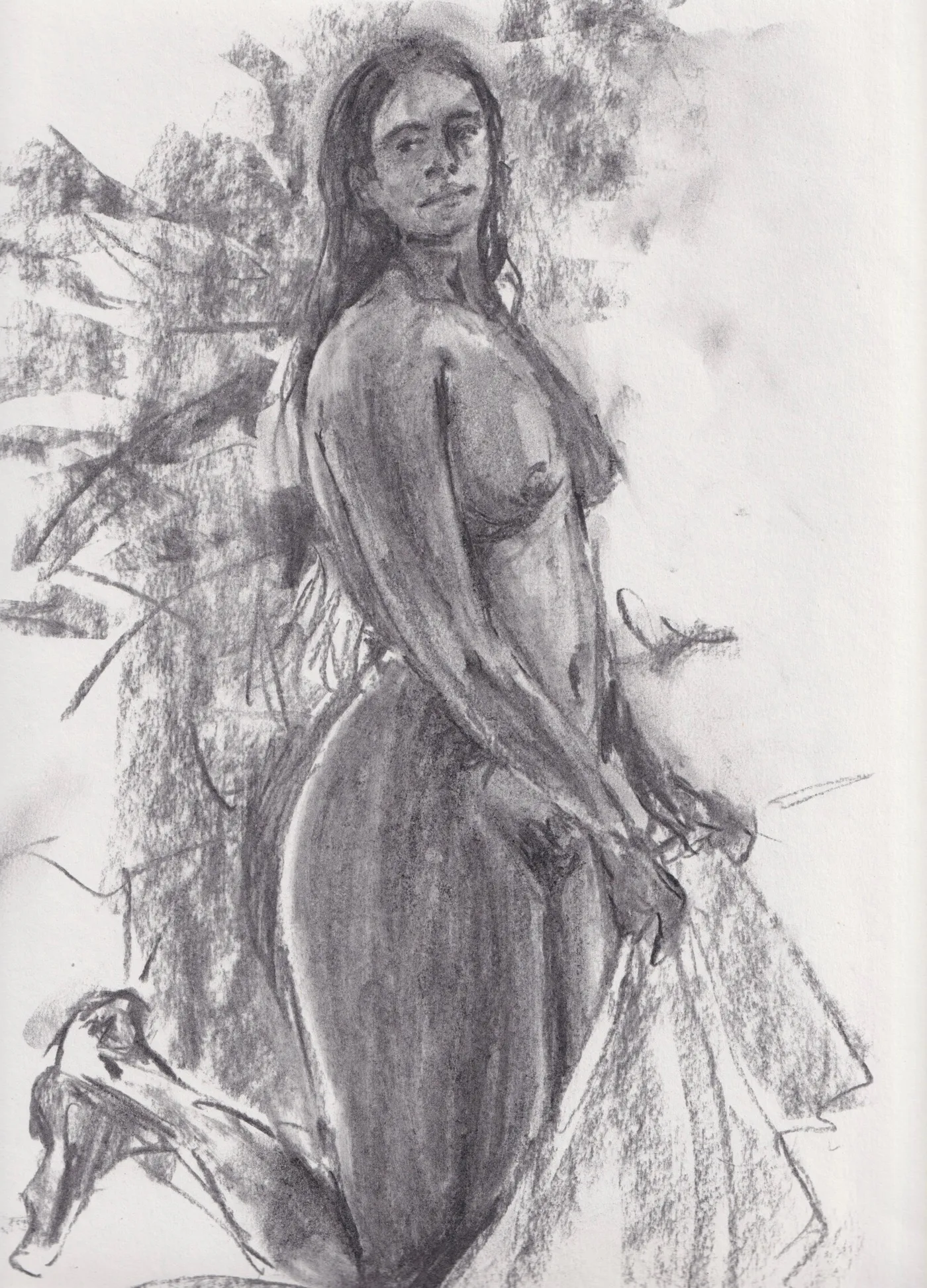 Life drawing sketch