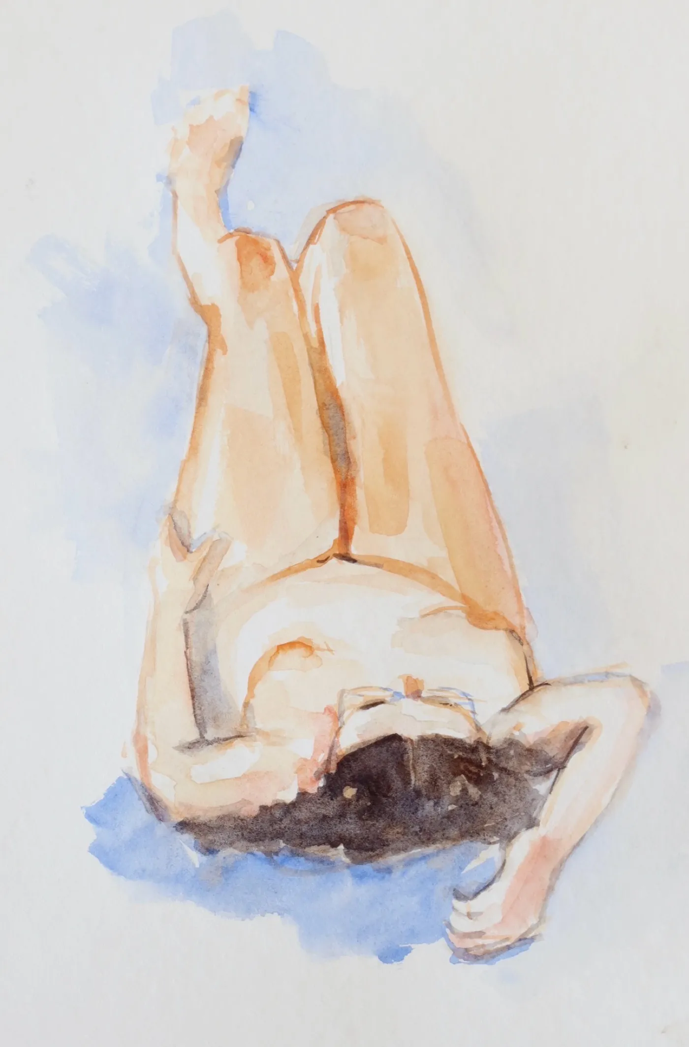 Watercolour life drawing