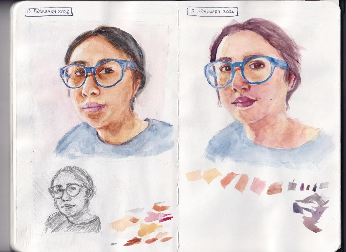 Sketchbook pages
