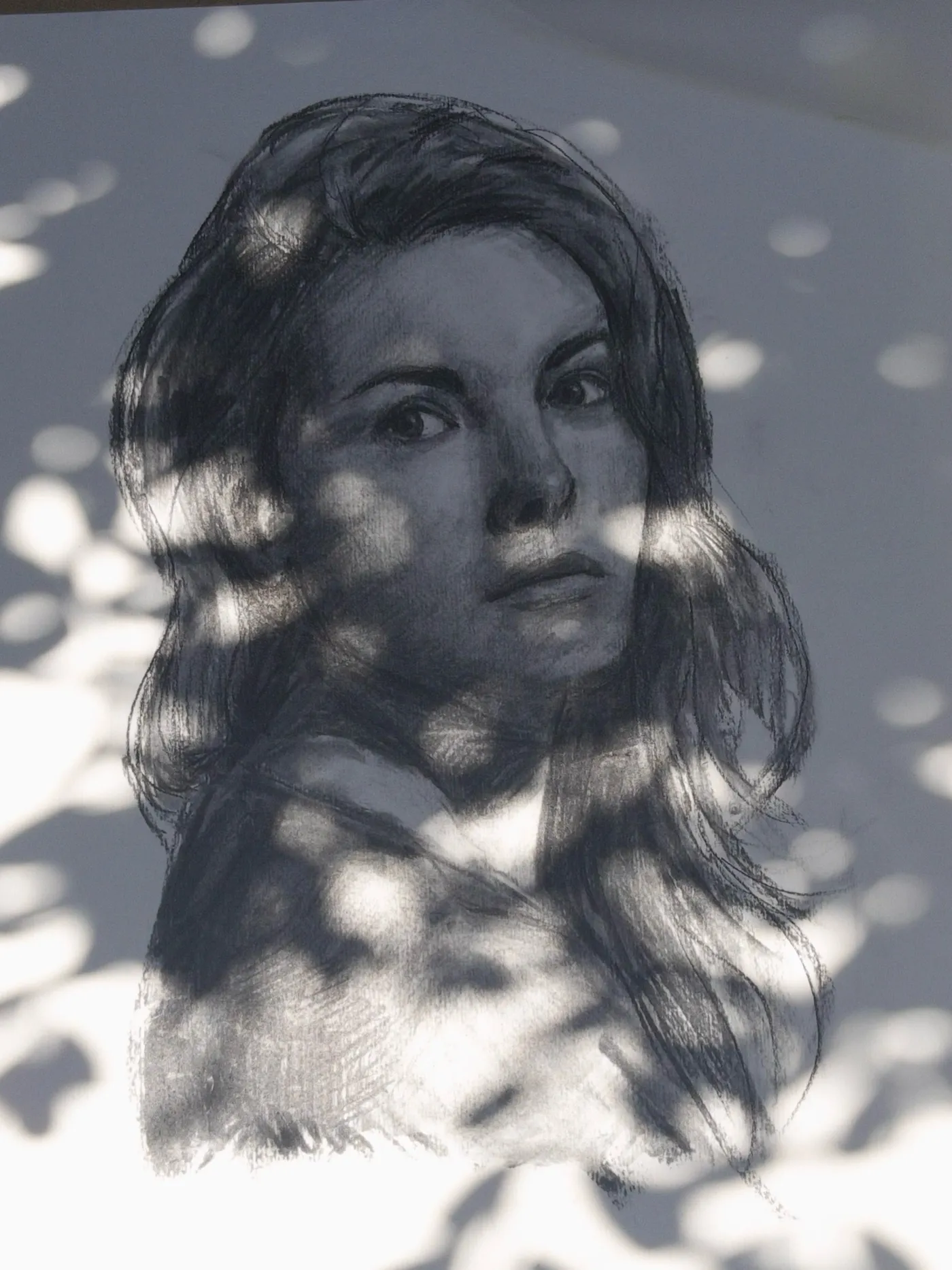 Portrait in progress