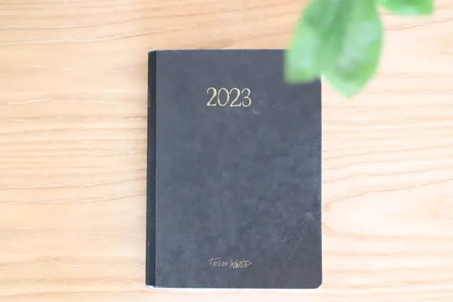 photo of my first sketchbook for 2023