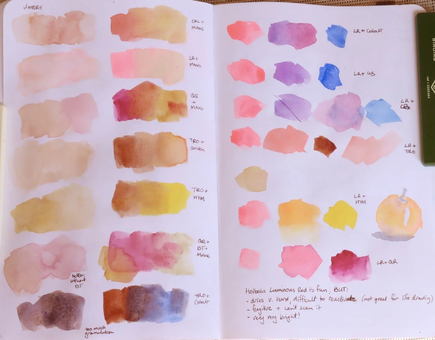 Sketchbook pages