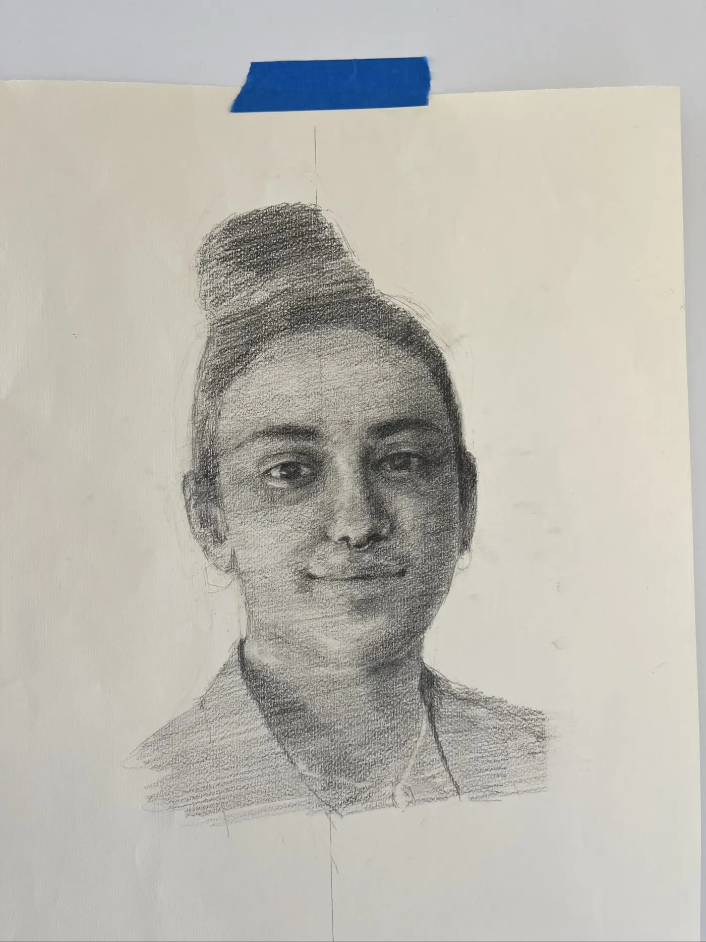 Portrait in progress