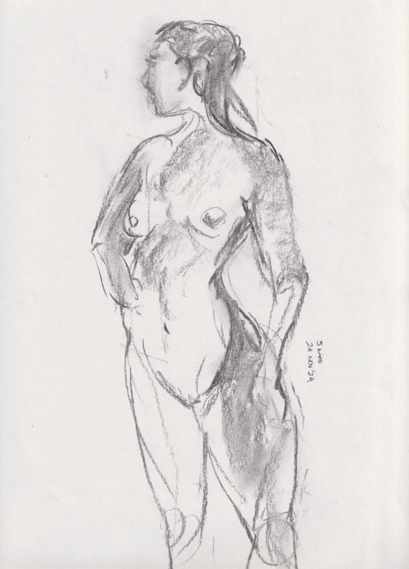 Life drawing sketch