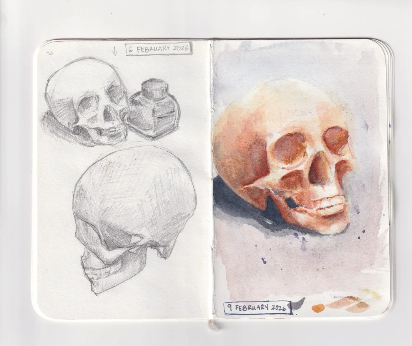 Sketchbook pages