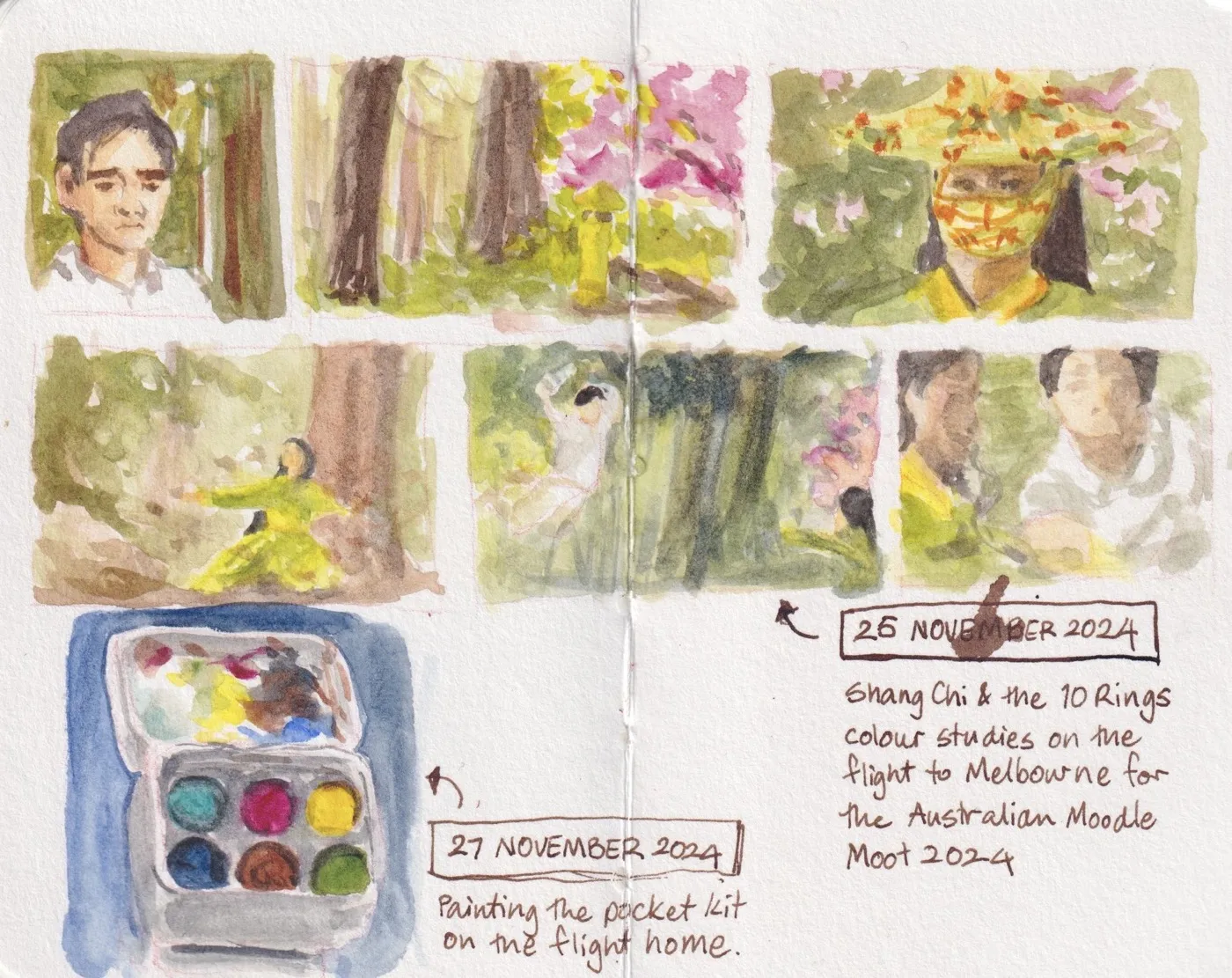 Watercolour sketch