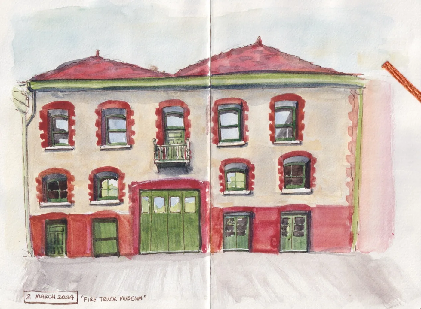 Watercolour sketch