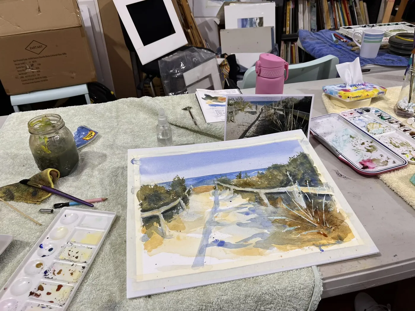 Watercolour sketches