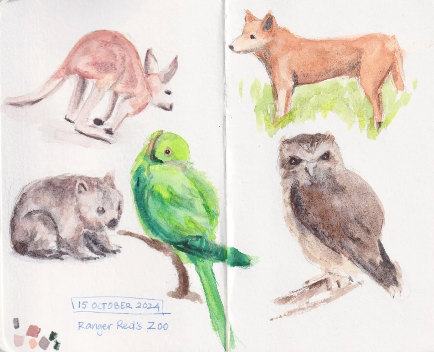 Watercolour sketch