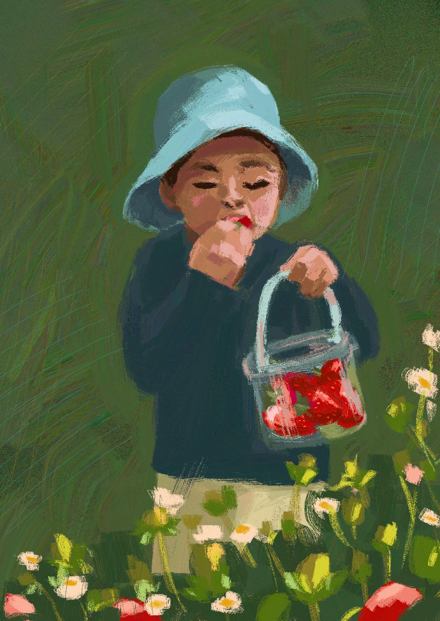 assets/IMG_0377.jpeg|Digital sketch of my youngest son eating strawberries