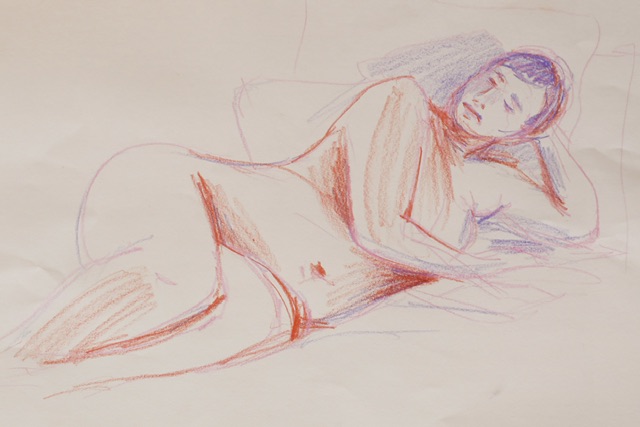 IMG_5088.jpeg|Another crayon sketch of woman reclining